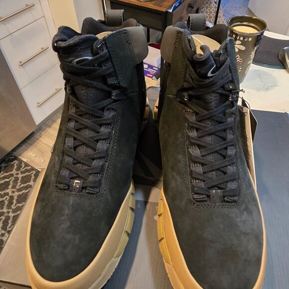 MENS OAKLEY COYOTE MID ZIP BOOT Black / Tan FOF100348-9RE Men's Size 13 NEW - Picture 4 of 13